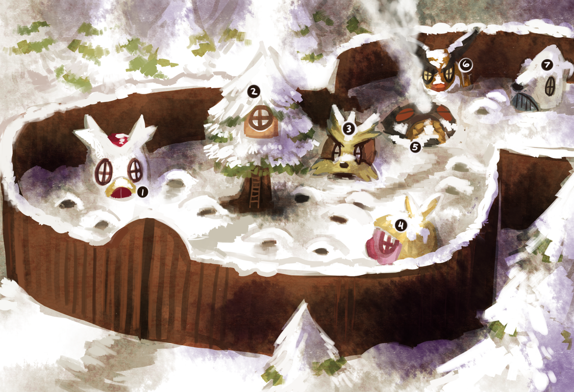 Snowy Village - Pokemon Dungeon Explorers